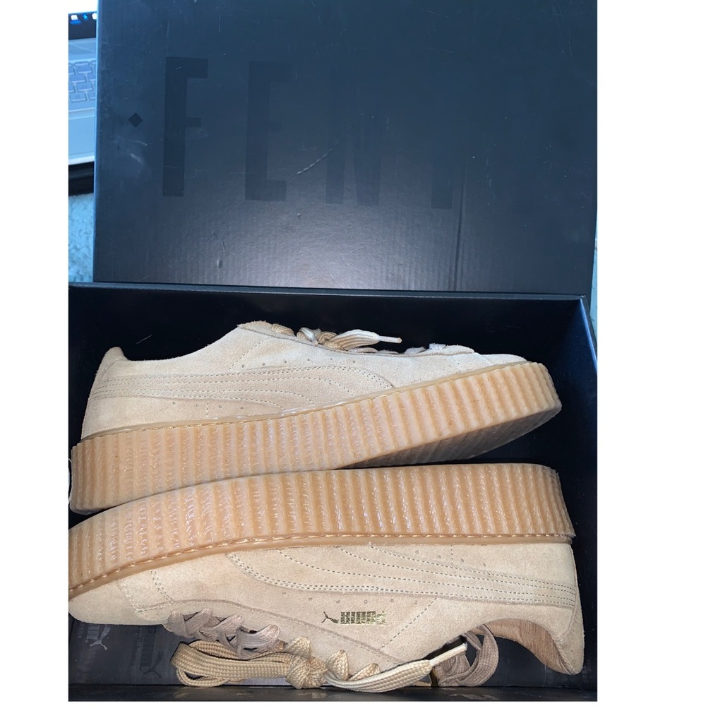 Oatmeal Rihanna Fenty Creepers